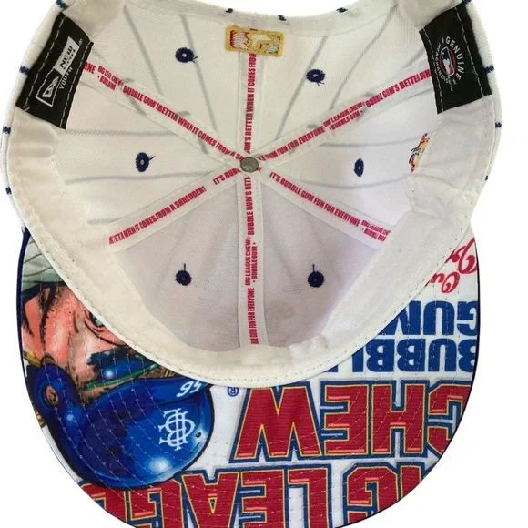 Boston Red Sox New Era White/Navy MLB Big League Chew Original Snapback YT- NWOT - Picture 6 of 8
